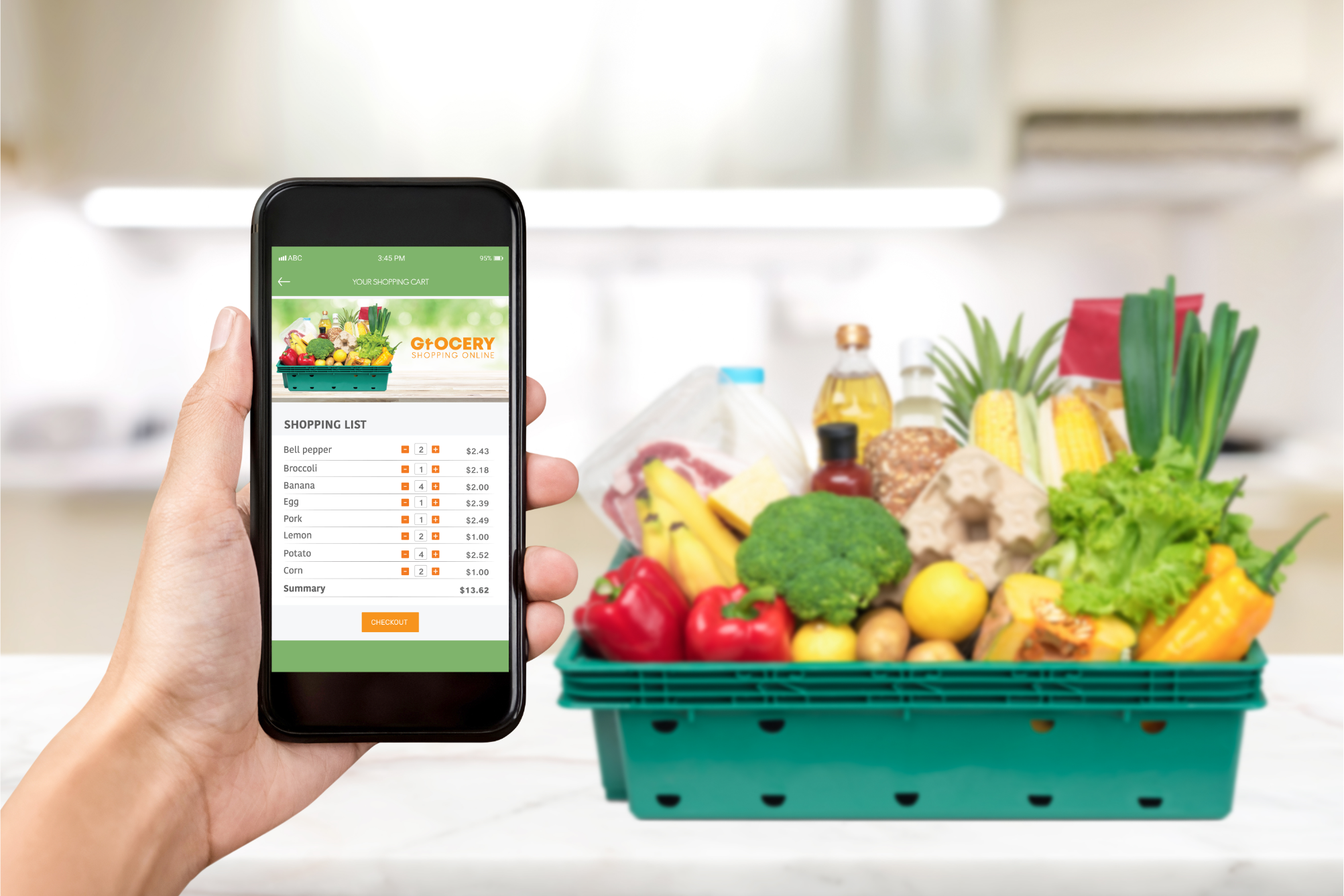 telefon app grocery